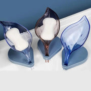 Soap Dish with Drain Blue