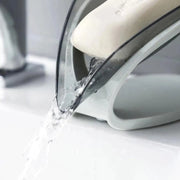 Soap Dish with Drain, Plastic, 14*13*8 cm, Pink