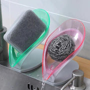 Soap Dish with Drain, Plastic, 14*13*8 cm, Pink