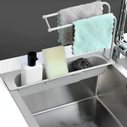 Telescopic Sink Support, 50 cm, White