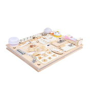 Montessori Multifunctional Educational Magnetic Board with Locks, 8 Markers, Wood and Plastic