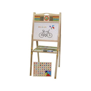 Multifunctional Double School Board, 9 Pieces, Wood and Cardboard