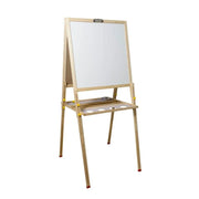 Multifunctional School Board for Painting, 12 Colored Chalks, Wood and Plastic
