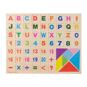 Multifunctional School Board for Painting, 12 Colored Chalks, Wood and Plastic