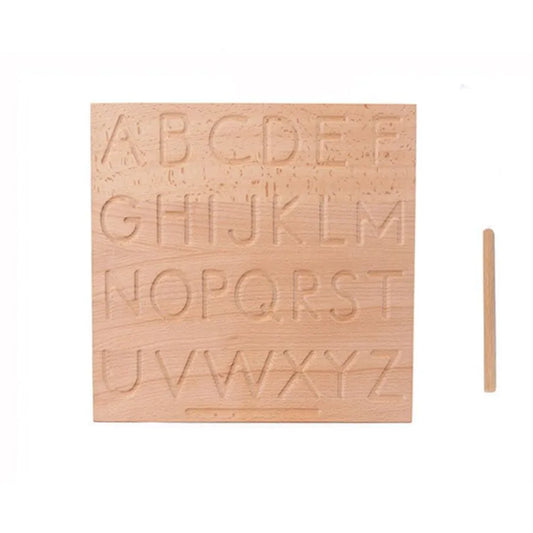 Double Educational Letter Board, 2 Pieces, Wood