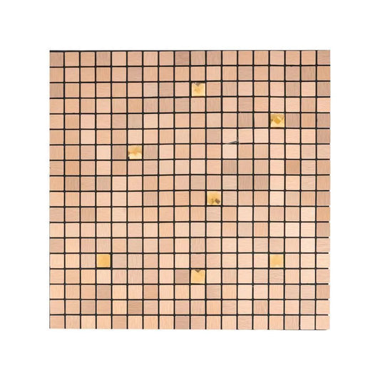 3D Self-Adhesive Wallpaper, 30 cm*30 cm*0.3 cm, Glass, Dark Brown