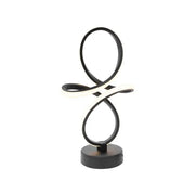Cetia LED Floor Lamp 30W Braided Cold/Warm/Neutral Light Black Metal