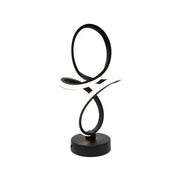 Cetia LED Floor Lamp 30W Braided Cold/Warm/Neutral Light Black Metal