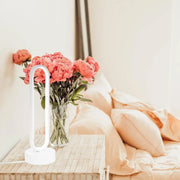 Creatoris LED Floor Lamp, 30W, Cold/Warm/Neutral Light, Metal and Acrylic, White