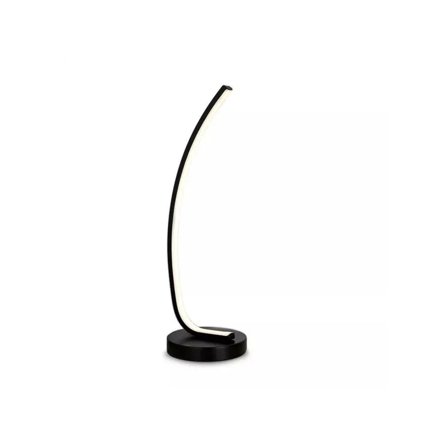 Nemesis LED lamp, 10W, cold/hot/neutral light, metal and acrylic, black