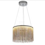 Tobias LED Chandelier with Remote Control, Dimmable, Diameter 50cm, Chrome