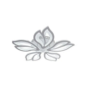 LED Chandelier with Remote Control LILY 5 Elements Cold/Warm/Neutral Light 66W Dimmable White