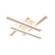 LED chandelier with shawn remote control, linear, 85W, cold/hot/neutral light, unstable, white