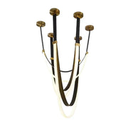 Modern Chandelier, LED, ARIA Largo, 31W, Warm light, Black