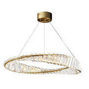 Luigi Crystal Chandelier Gold