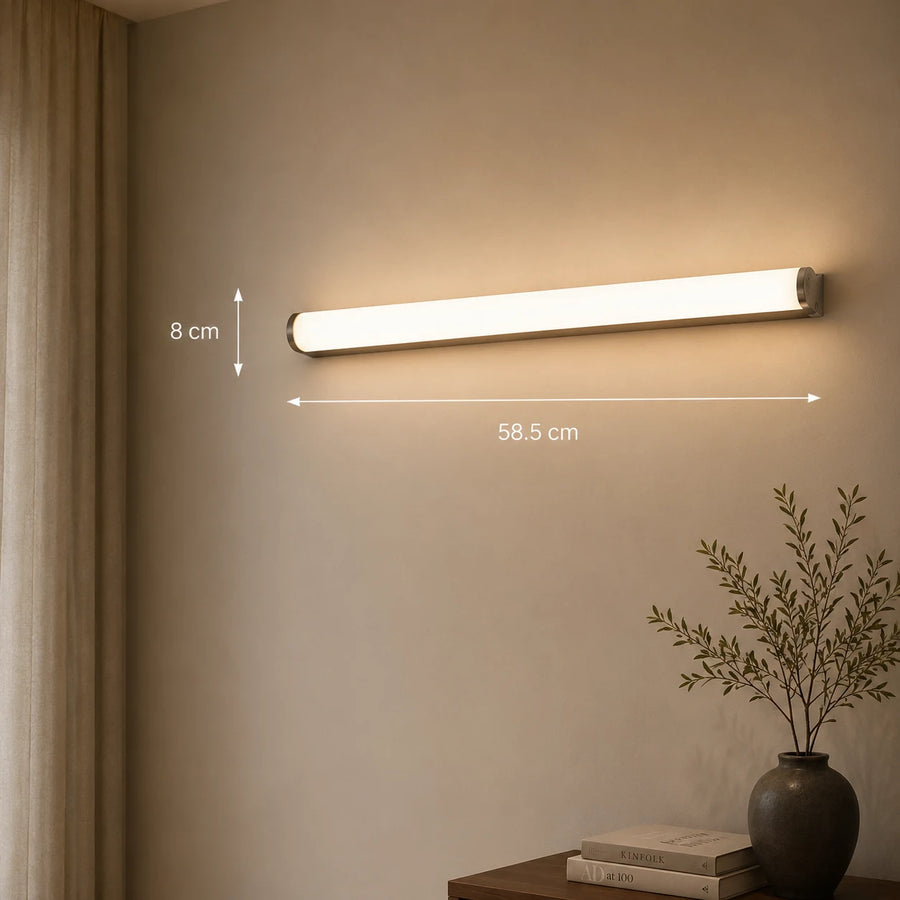 Bathroom LED wall light, GARDA, 10W, linear, Warm/Neutral/Cold light, Chrome - 01_AB103-60CH.png