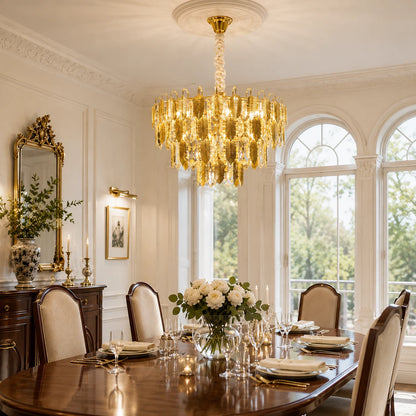 Crystal Chandelier VENARIA 8x E14, Diameter 50cm, Shiny Gold, Adjustable Height - 01_CC8052-500GD.png