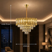 Crystal Chandelier HAMPTON Nobile 5xE14, Diameter 40cm, Shiny Gold, Adjustable Height - 01_CC8926-400GDT.png