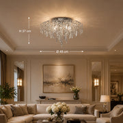 Candelabru Cristal LUMIRA Eleganza, 5x E14, Diametru 48cm, Crom Lucios - 01_CC9221-5CH.png