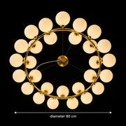 Lustra LOFT Chamber, 25x G9, Alb Auriu, Metal, Inaltime Reglabila, Modern - 01_LC802-25GD.png