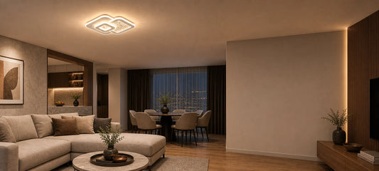 KOMPACTO LED Chandelier 56W, 3 Squares, Cold/Warm/Neutral light, White - 01_LL646-300P.png