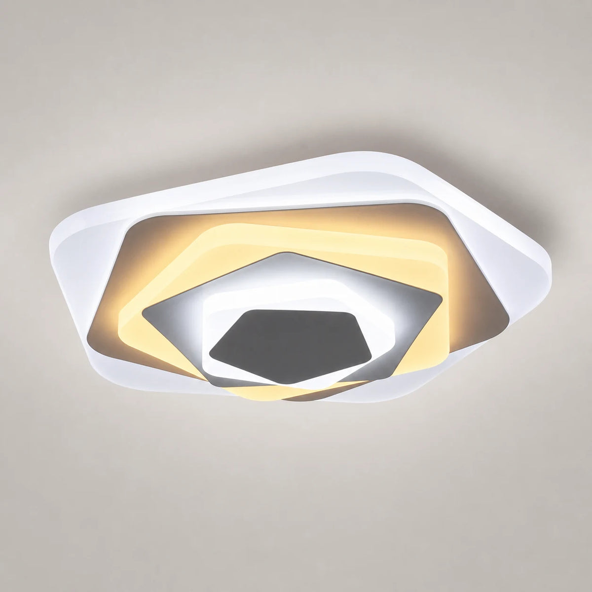 LED Chandelier SIENA 40W, Diameter 23cm, Cold/Warm/Neutral light, White - 01_LL660WH.png