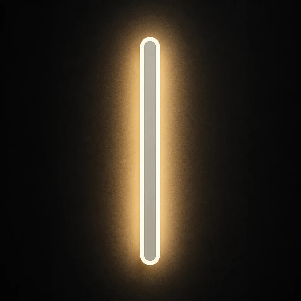 SUHA Outdoor LED Wall Light, Length 60cm, 8W, IP65, Metal, Linear, White - 02_AX201-600WH.png