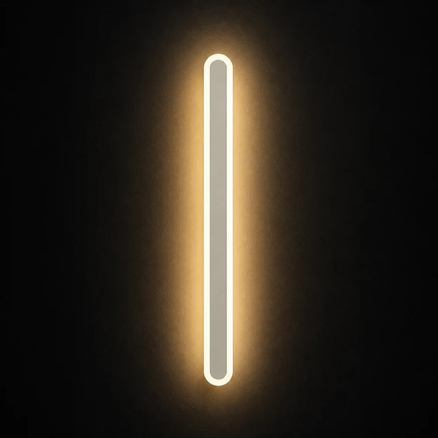 SUHA Outdoor LED Wall Light, Length 60cm, 8W, IP65, Metal, Linear, White - 02_AX201-600WH.png