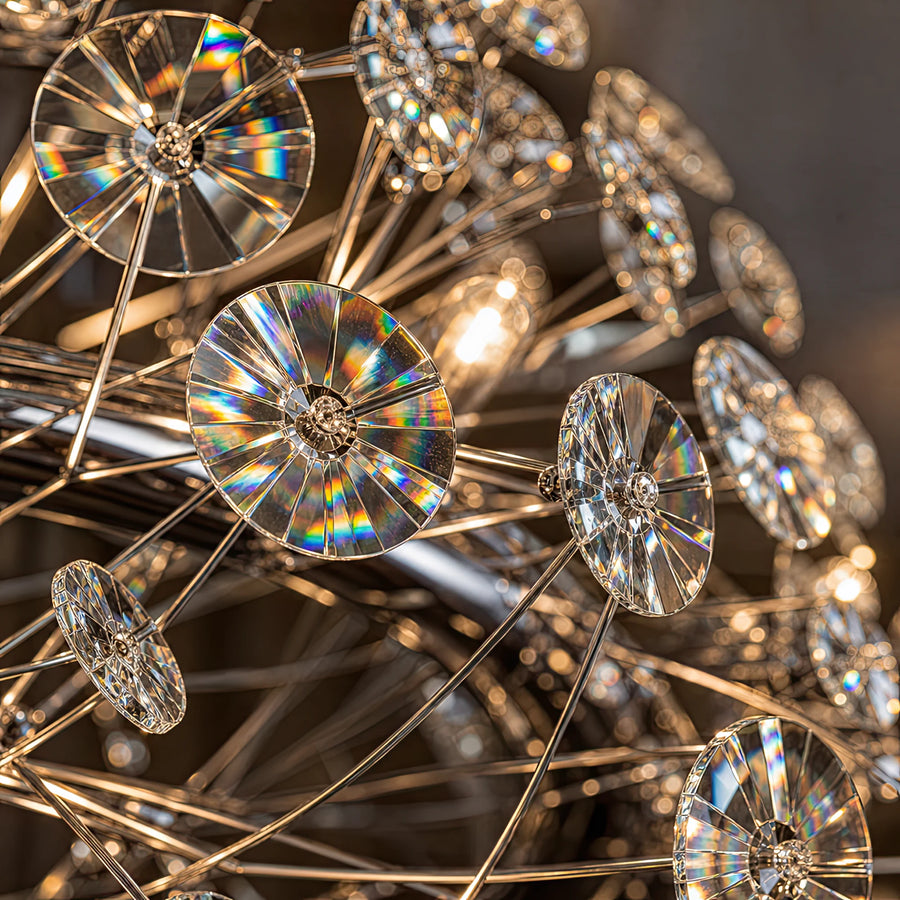 Crystal Chandelier SEGOVIA Magno 12x E14, Diameter 60cm, Shiny Chrome, Adjustable Height - 02_CC130-600CH.png