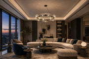 PETERHOF Magno Crystal Chandelier, Diameter 62cm, 20X G4, Black, Adjustable Height - 02_CC167-600BK.png