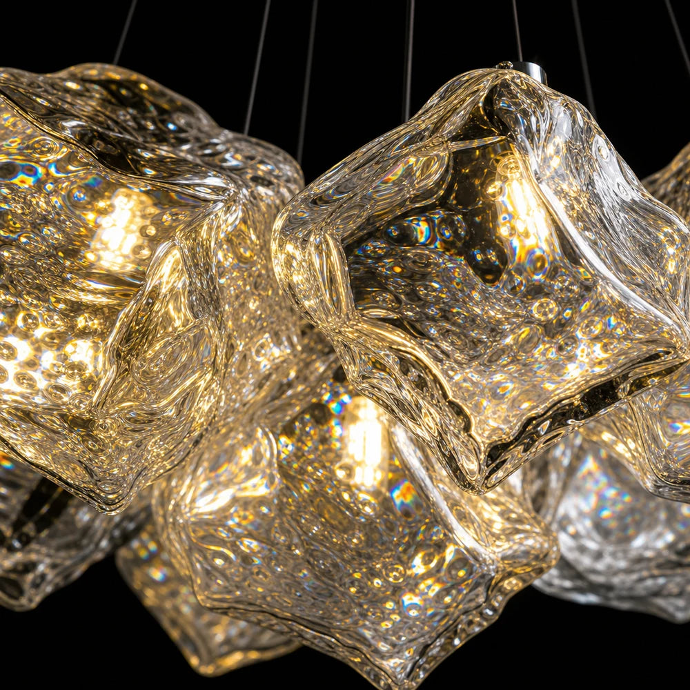 ECOLUCE MODERN Chandelier, Globe, 7xE27, Adjustable Height, Chrome - 02_LC815-7CH.png