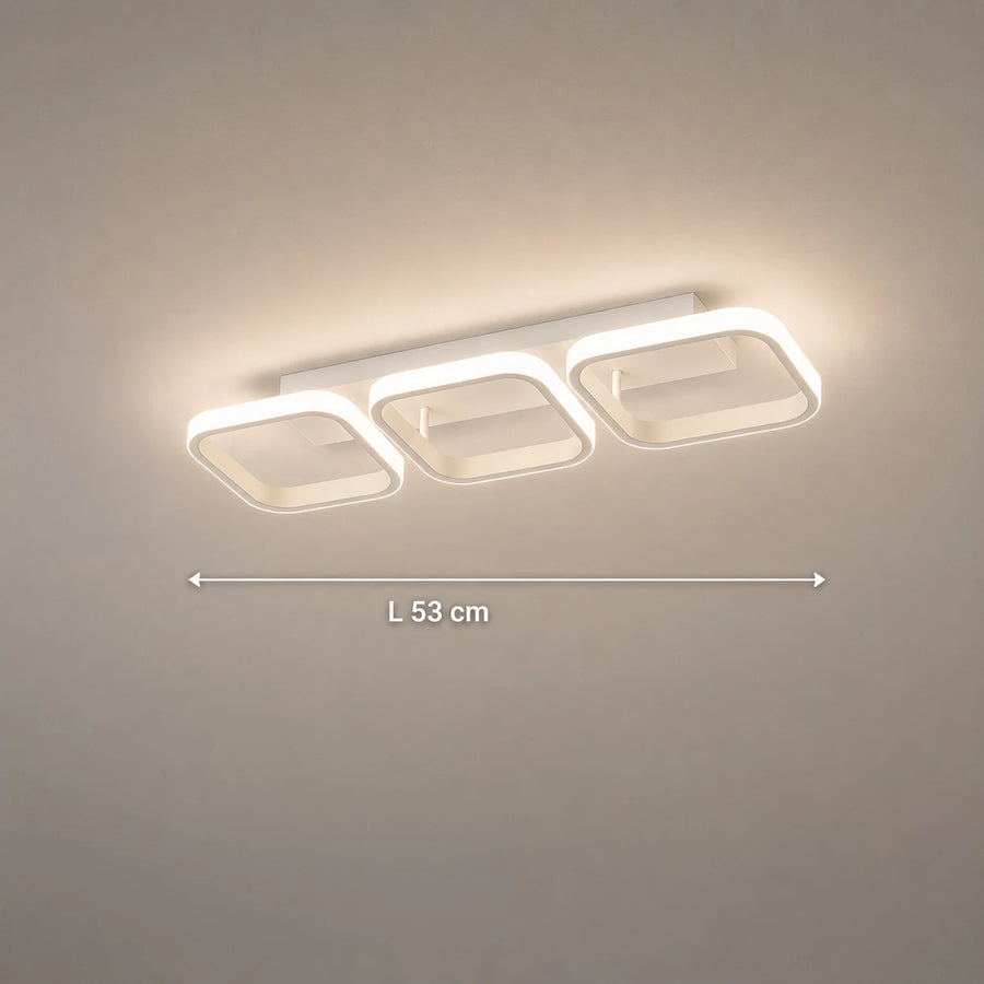 LED Chandelier VERTEX 34W, 3 Squares, Linear, Cold/Warm/Neutral light, White - 02_LL770-3WH.png