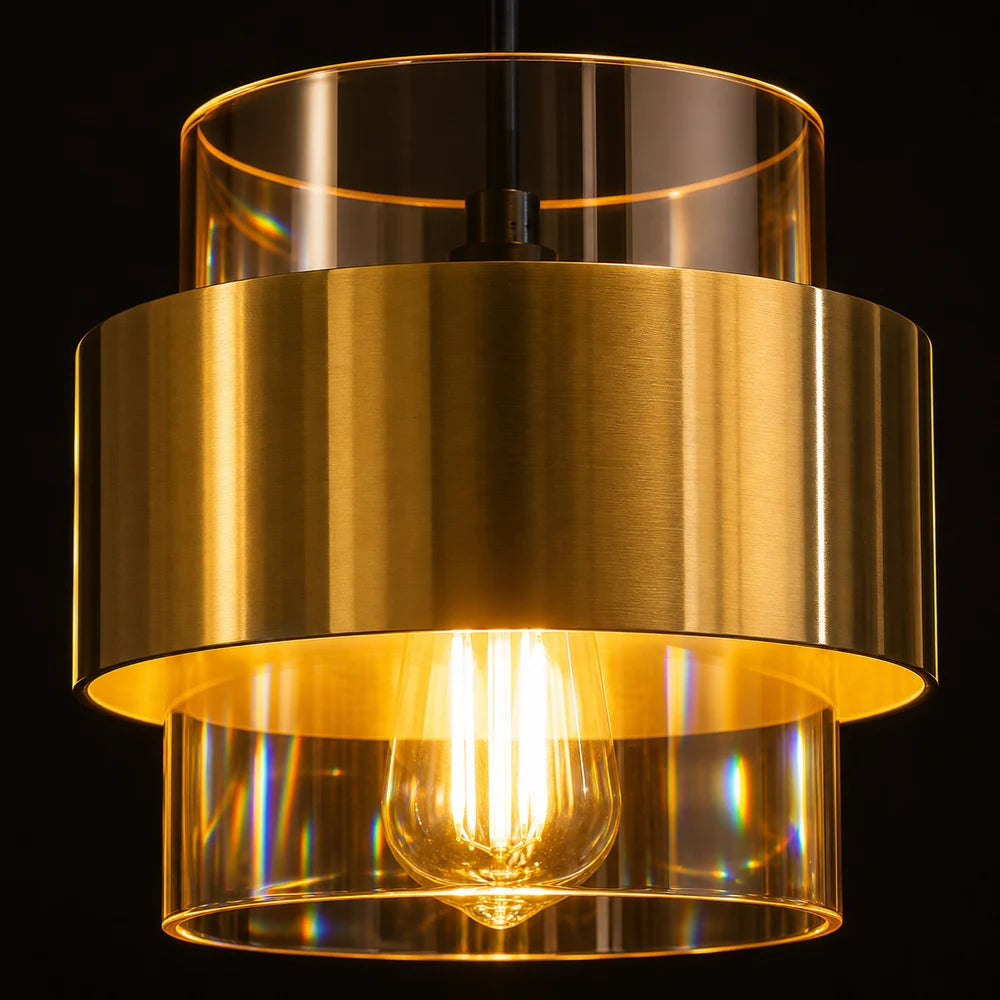 Suspended Chandelier LC866/3LTN, 3XE27, Adjustable Height, Glass and Metal - 02_LC866-3LTN.png