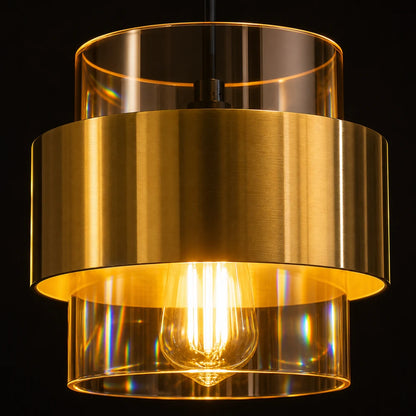 Suspended Chandelier LC866/3LTN, 3XE27, Adjustable Height, Glass and Metal - 02_LC866-3LTN.png