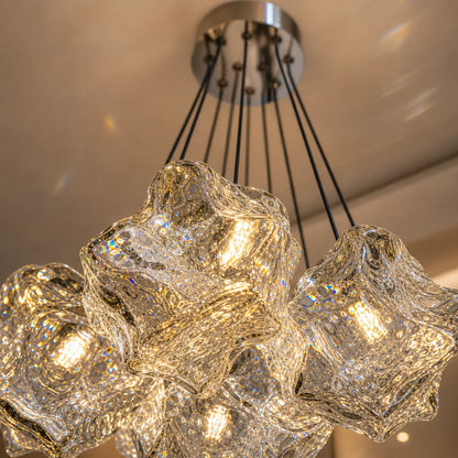 ECOLUCE MODERN Chandelier, Globe, 7xE27, Adjustable Height, Chrome - 03_LC815-7CH.png