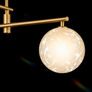 Chandelier with Round Shade, PENTHOUSE Dome, 6x G9, Gold, Metal - 03_LC825GD.png