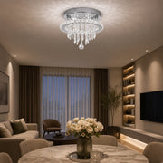 Alberico Round LED Chandelier, 17W, Cold/Warm/Neutral Light, Crystal, Shiny Chrome - 03_LL010.png