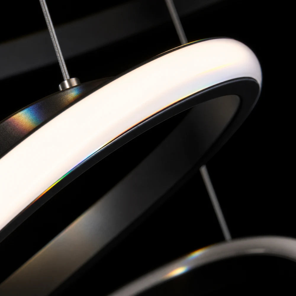 LED hanging chandelier RICCI 81W, 3 Circles, Cold/Warm/Neutral light, Black, Adjustable height - 03_LL104-3BK.png