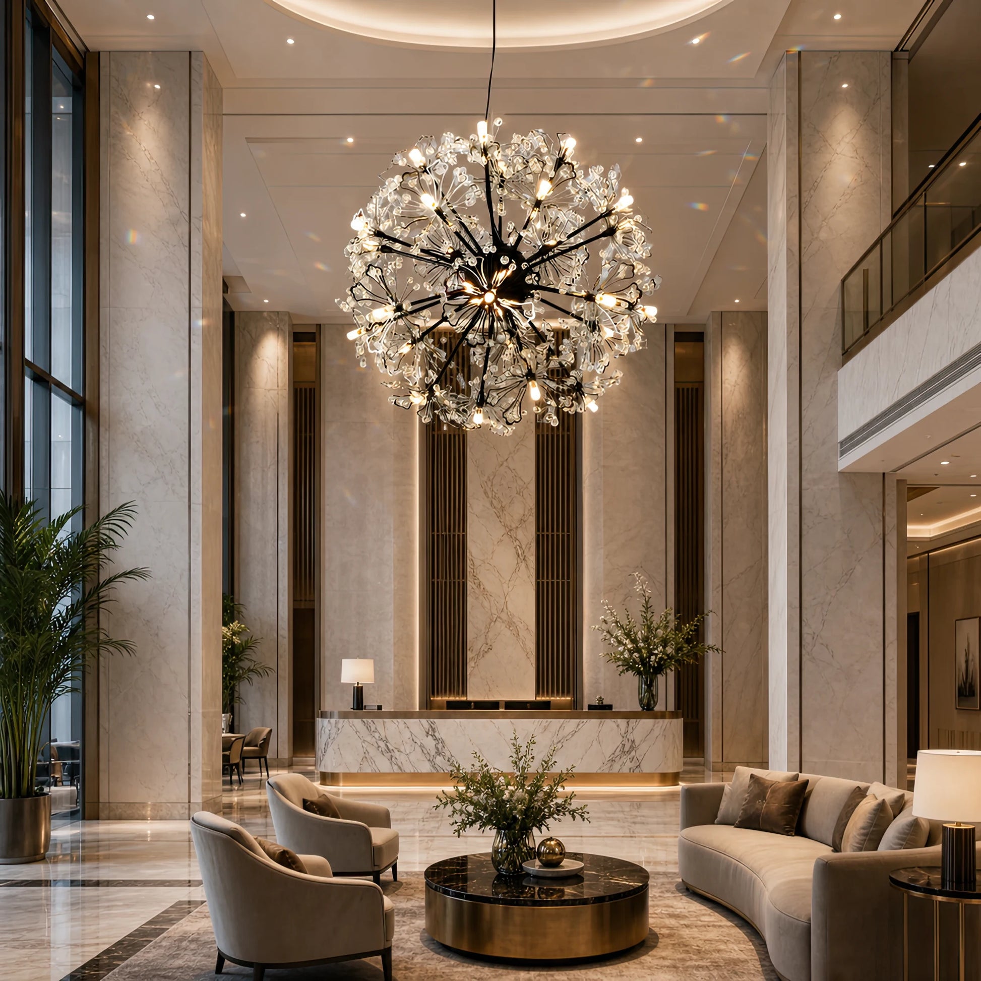 PETERHOF Eleganza Crystal Chandelier, Ø50cm, 18x G4, Diameter 49cm, Black - 04_CC167-400BK.png