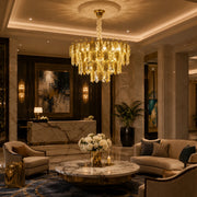 Crystal Chandelier VENARIA 8x E14, Diameter 50cm, Shiny Gold, Adjustable Height - 04_CC8052-500GD.png