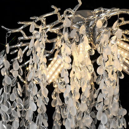 Willow Crystal Chandelier, 5x E14, Diameter 50cm, Chrome - 04_CC8080-D500CH.png