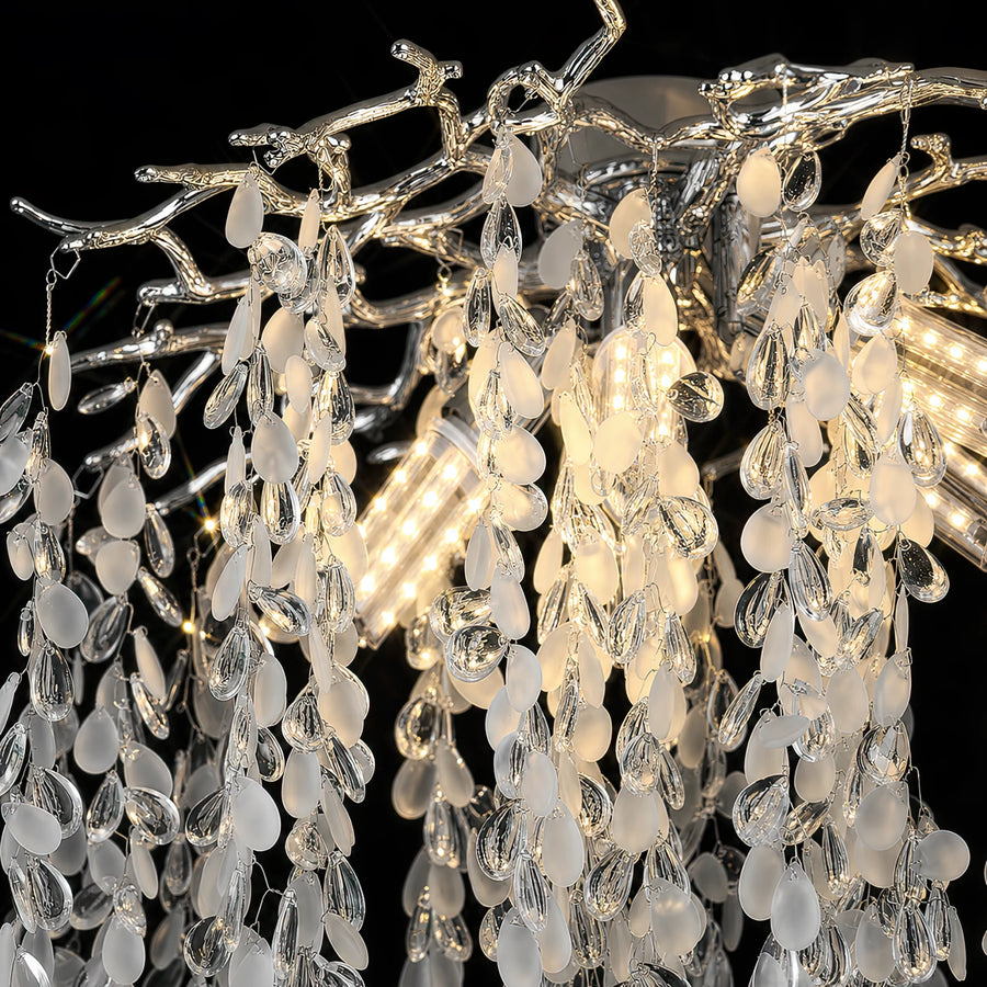 Willow Crystal Chandelier, 5x E14, Diameter 50cm, Chrome - 04_CC8080-D500CH.png