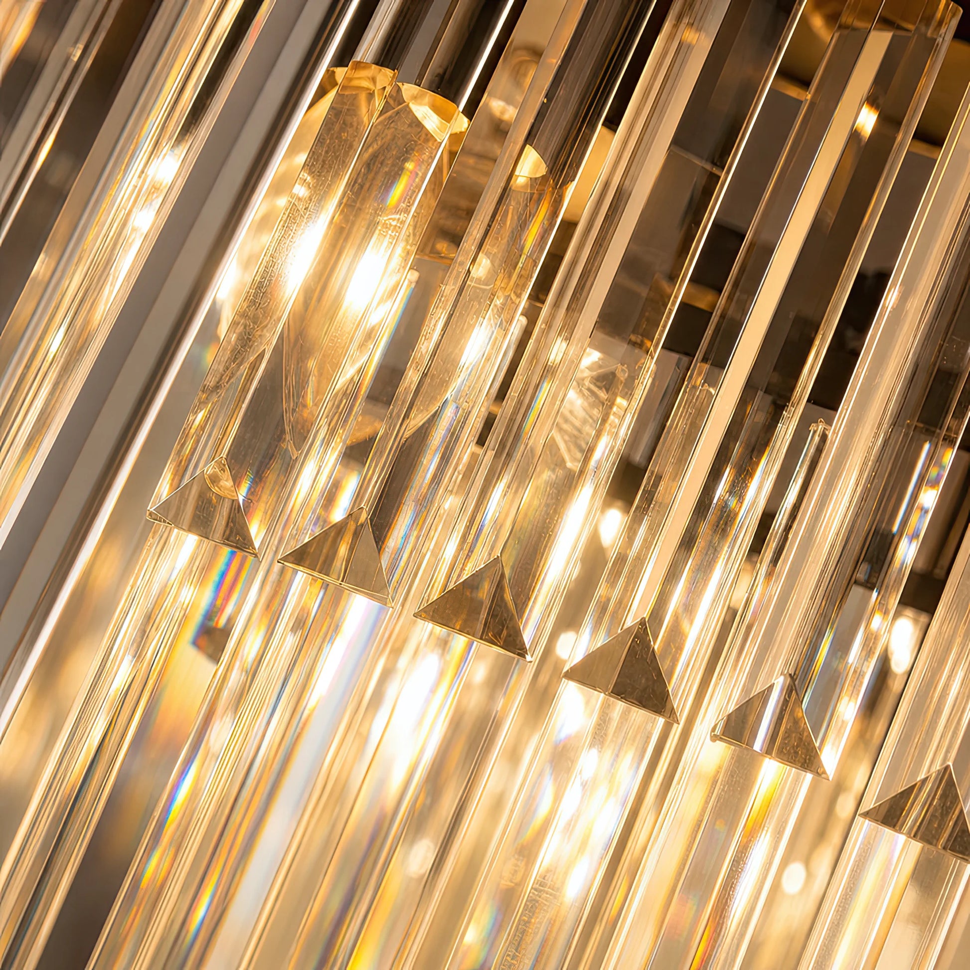 Crystal Chandelier CHAMBORD Petito 3xE14, Diameter 28cm, Matt Gold - 04_CC930-300GD.png