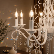 DELLI SANTI Chandelier 6xE14, Diameter 52cm, White, Adjustable Height - 04_LC130-6WH.png