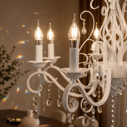 DELLI SANTI Chandelier 6xE14, Diameter 52cm, White, Adjustable Height - 04_LC130-6WH.png