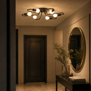 MODERNIST Hexa 6 Chandelier, 6x E27, Black, Modern Design - 04_LC370-6BK.png