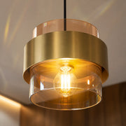Suspended Chandelier LC866/1TN, 1XE27, Adjustable Height, Glass and Metal - 04_LC866-1TN.png