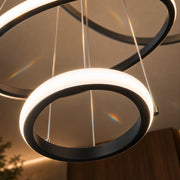LED hanging chandelier RICCI 81W, 3 Circles, Cold/Warm/Neutral light, Black, Adjustable height - 04_LL104-3BK.png