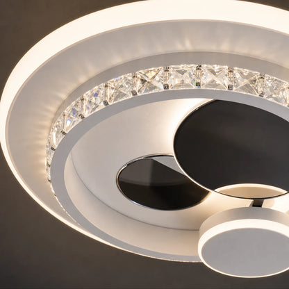 LED chandelier with HELIOX crystal, 37W, 4 Circles, Cold/Warm/Neutral light, Black - 04_LL653-300BK.png