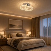 LED and crystal chandelier ZABINA 25W, 2 Circles, Cold/Warm/Neutral light, Shiny Chrome - 04_LT062CR.png